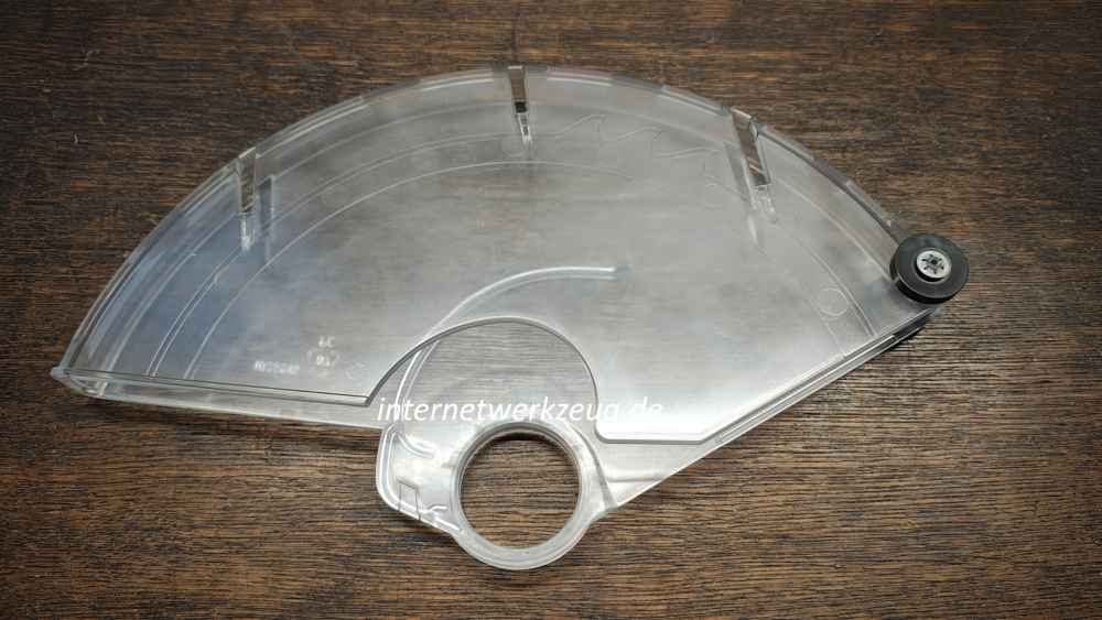 Metabo KGS 305 Pendelschutzhaube vollständig mit Anschlagpuffer, vorheriges Modell, Ersatzteil 613056330